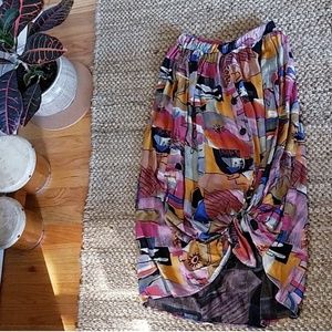 Vintage abstract skirt